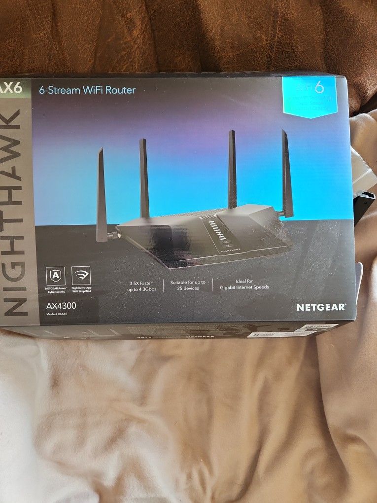 NightHawk NetGear WiFi Router-New