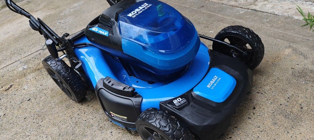Kobalt 40-Volt Brushless Lithium Ion 20-in Cordless Electric Lawn Mower (Battery not Included)