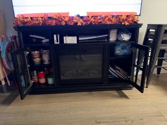 Tv stand fireplace