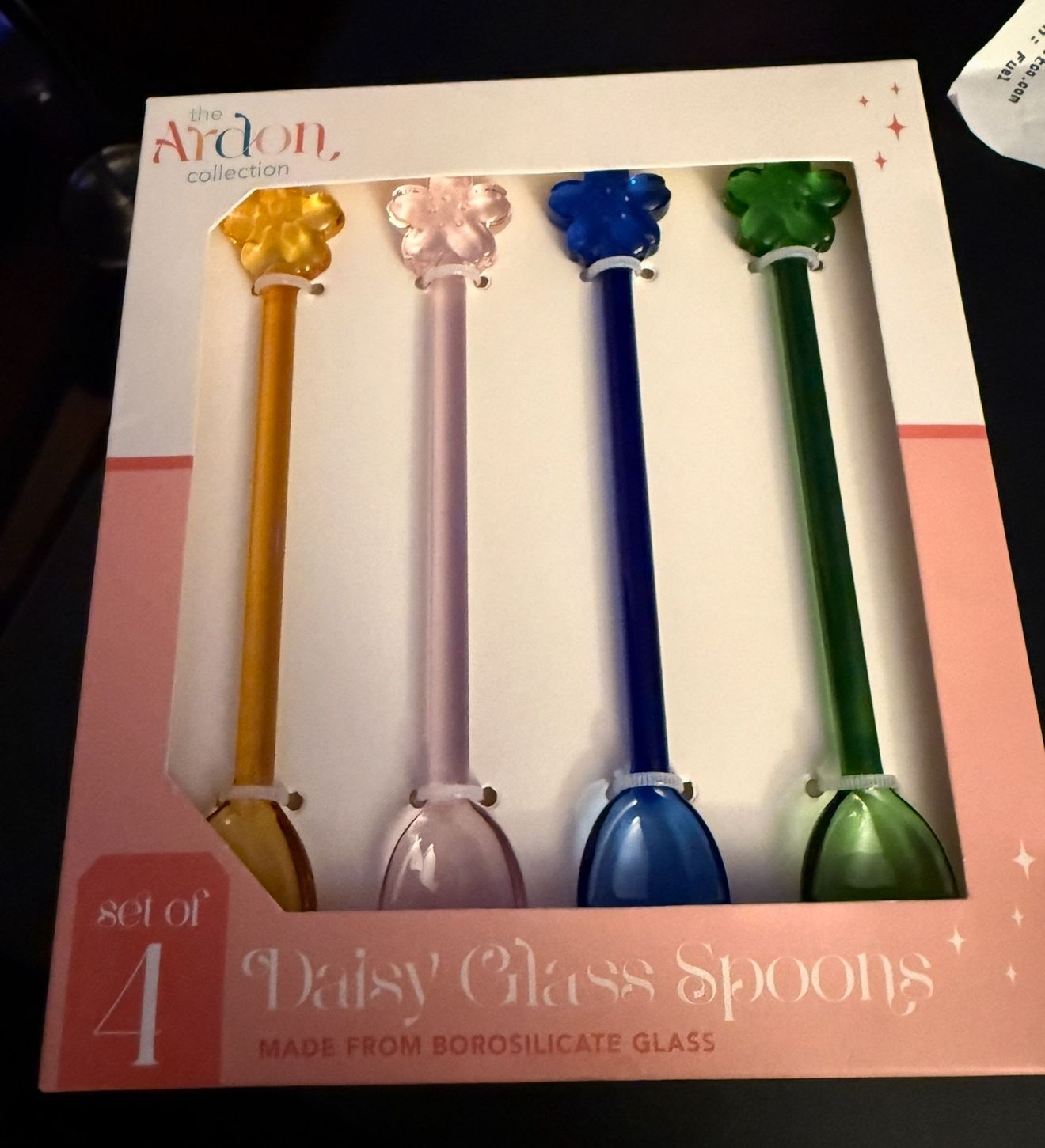Glass Spoons New $10
