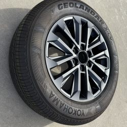 2025 Toyota Land Cruiser OEM Spare Tire & Wheel – Never Used