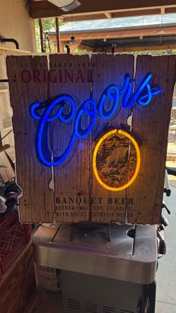 Vintage Coors Original Neon Sign