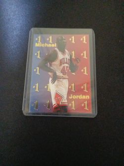 1995 Investors Journal Michael Jordan Card