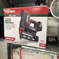 Hyper Tough Cordless Finish Nailer 