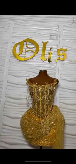 Gold birthday dress NEW