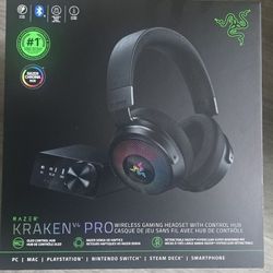 Razer Kraken V4 Pro Wireless Gaming Headset with Control Hub