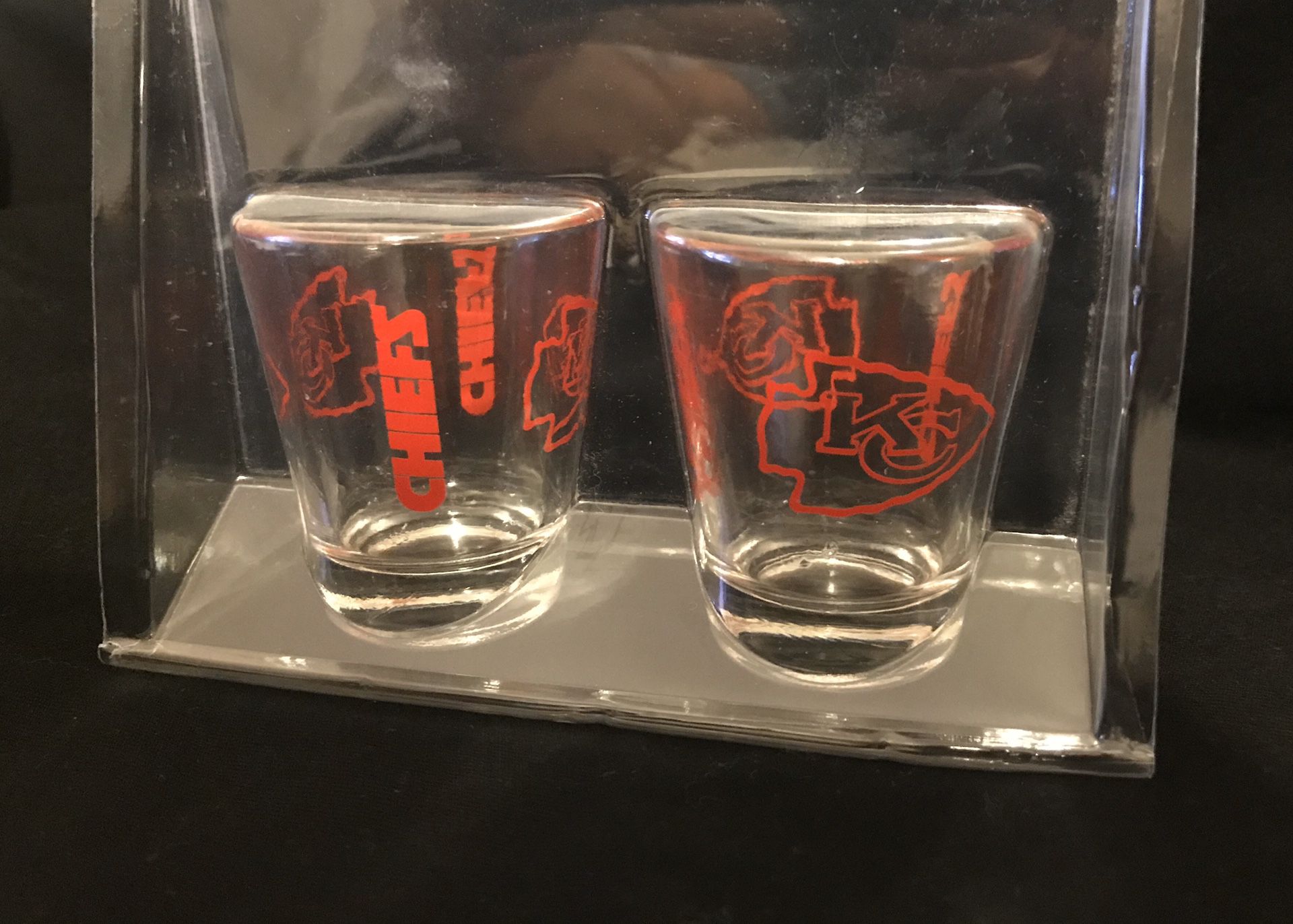 Kansas Chiefs mini cup glass