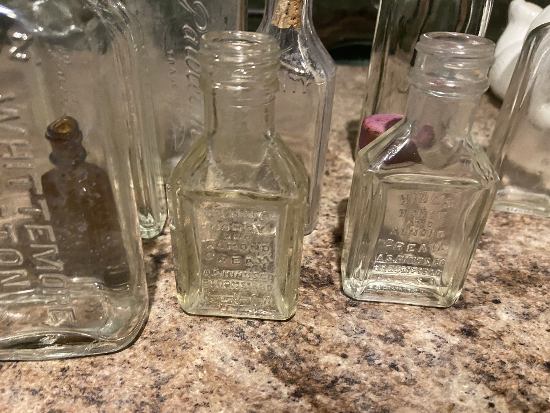 Antique medicine bottles