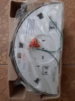 half wall lamp with silver vortex and bulb included