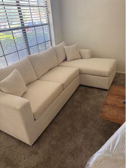 Brand new cream sectionals in stock