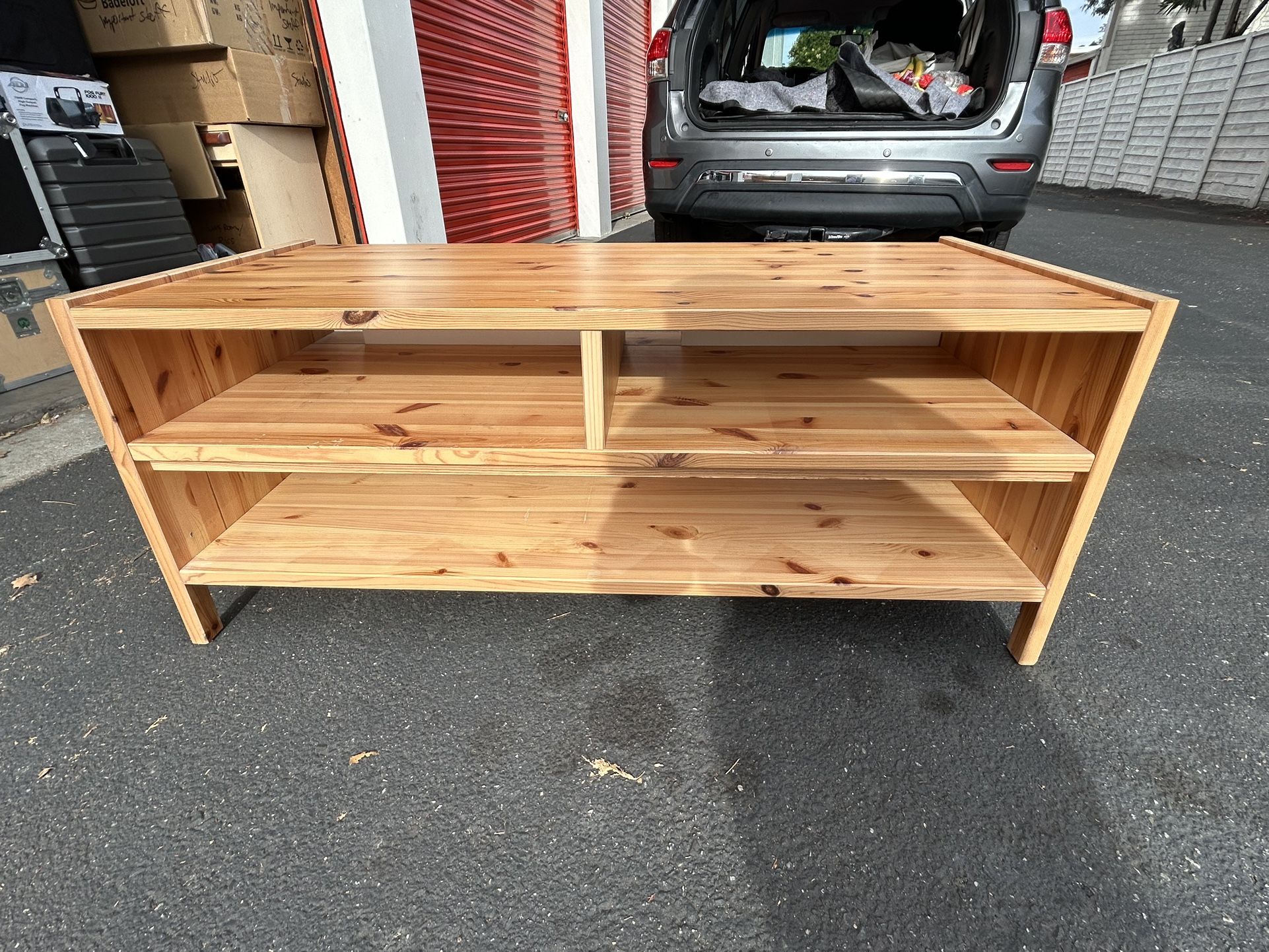 IKEA TUNHEM Pine Wood TV Stand