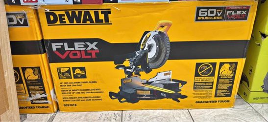 DEWALT DCS781B 60V MAX 12" Double Bevel Sliding Miter Saw tool only