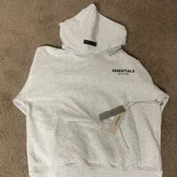 Grey essential hoodie