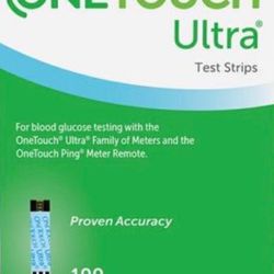 One Touch Ultra -100 test strips