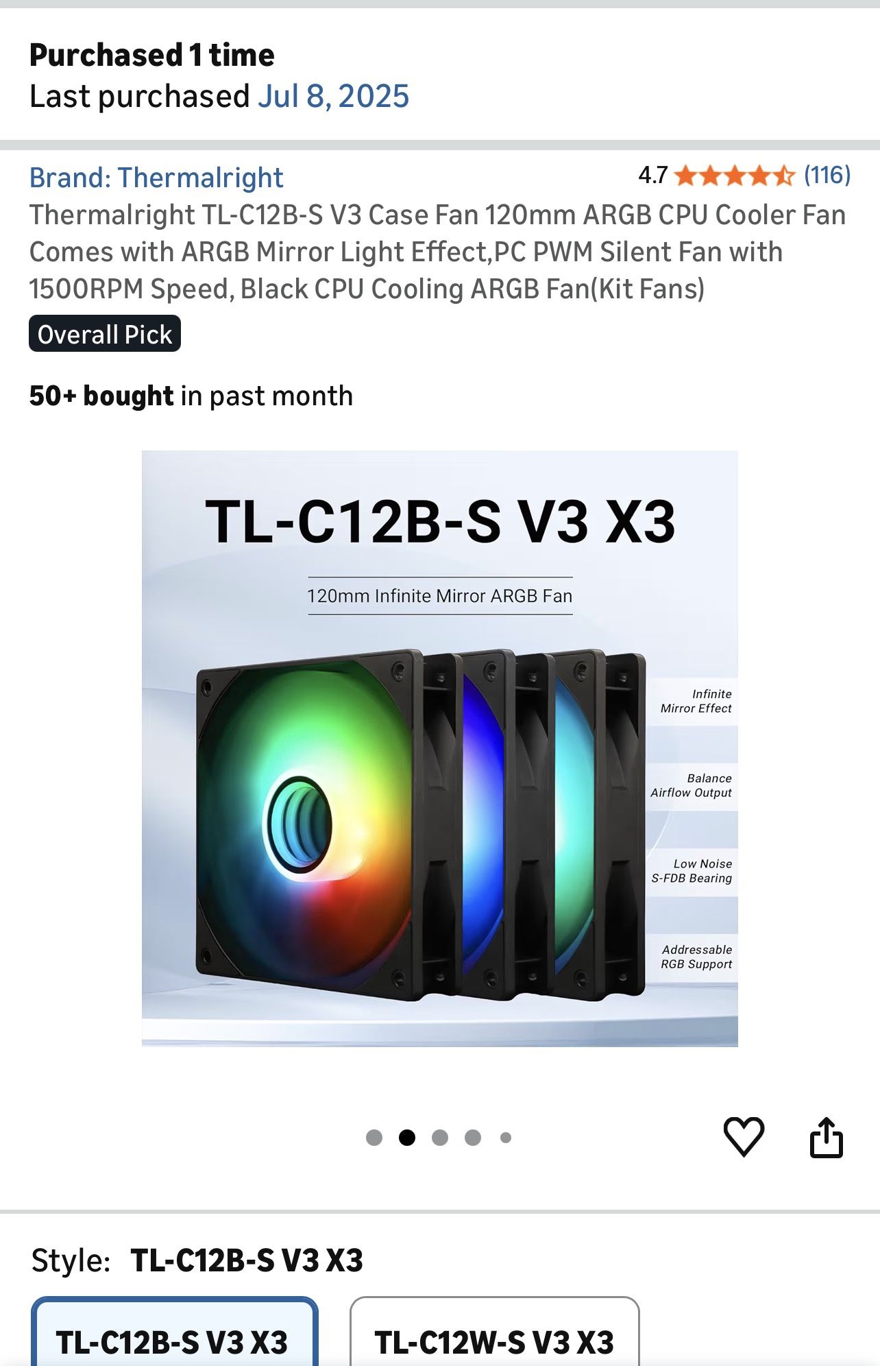 Thermalright PC Case Fans 120mm