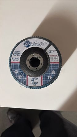 Benchmark Abrasives 4.5" Zirconia Flap Disc 40 Grit