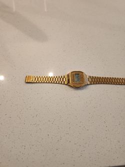 Gold Casio Vintage Watch