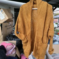 Drop Shoulder Knit Cardigan