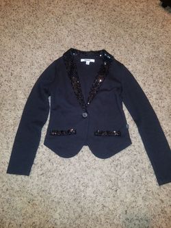 DKNY girls blazer with sparkles size 6-7