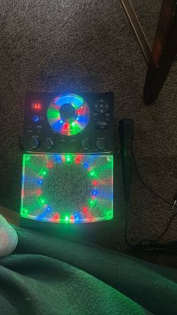 Singing Machine Karaoke System with Lights
