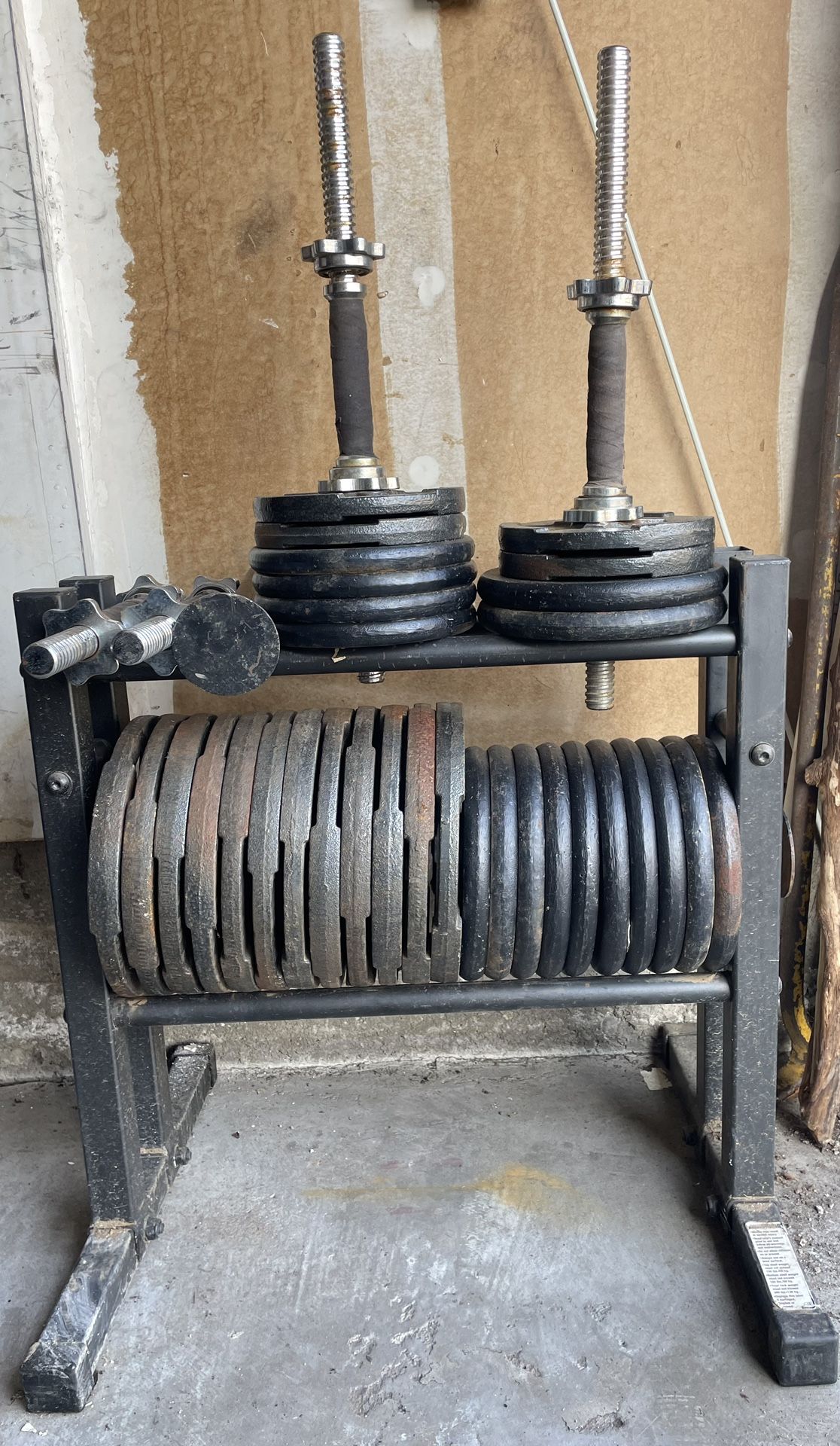 Weights Set and Bench