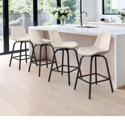 Brand New 4 Barstools/ 360 Swivels 