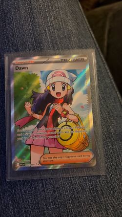 Dawn trainer Pokemon card
