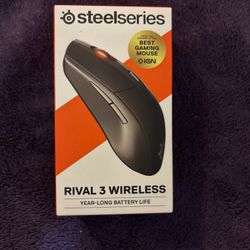 Steelseries - rival 3 gen 2 wireless optical gaming mouse with ultra - fast clicks - Wireless Black