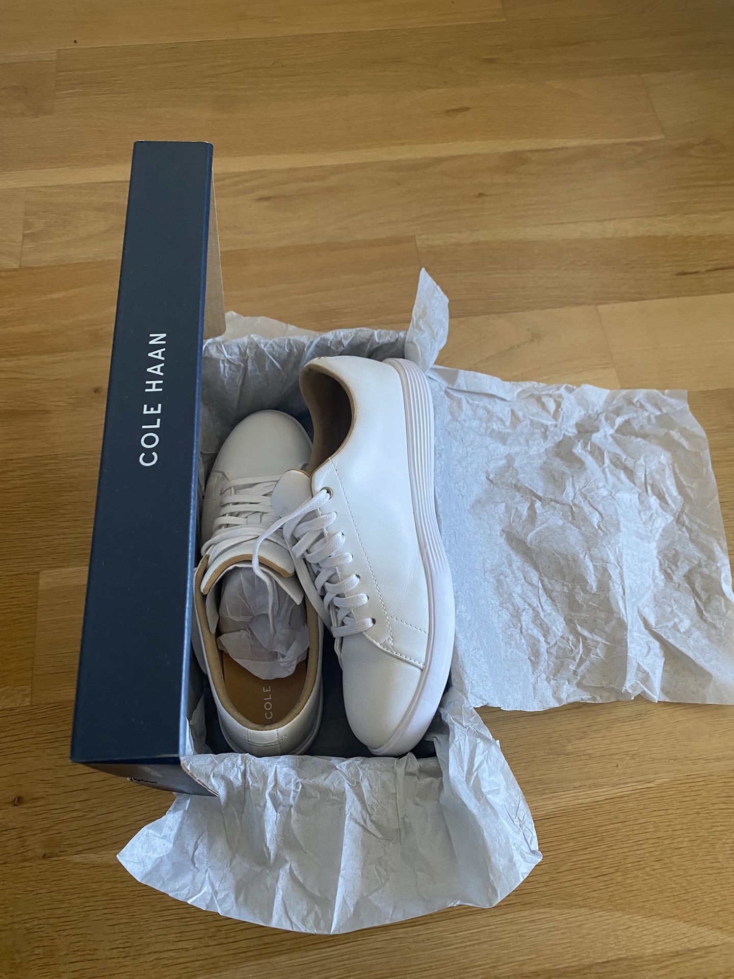 White Tennis Sneakers Cole Haan Size 8