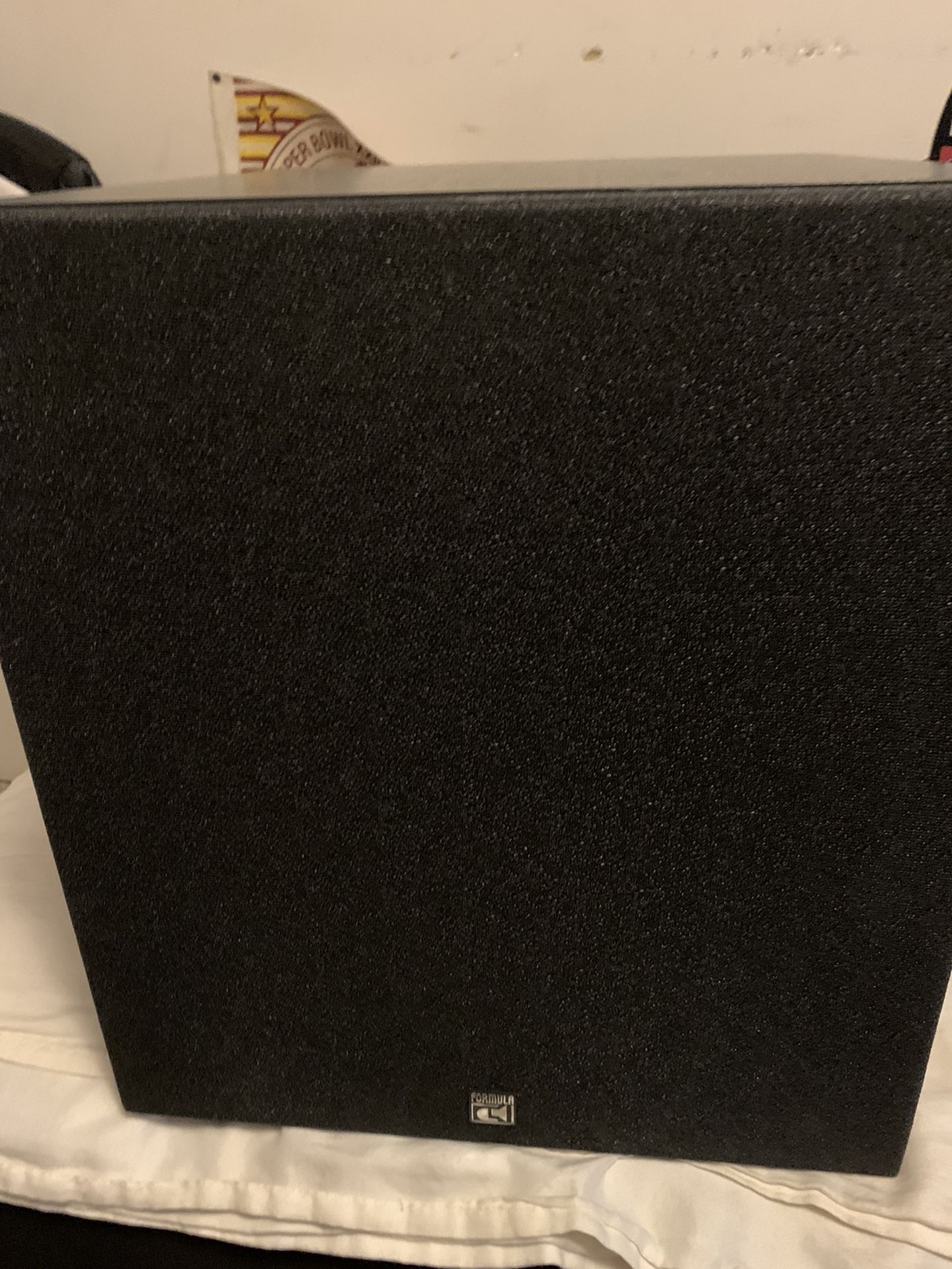 BIC Formula Series F-12 475W 12” Front-Firing Powered Subwoofer