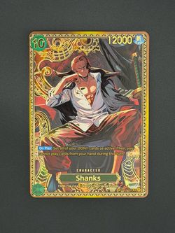 One Piece TCG Shanks Gold SP IN HAND
