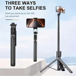 Brand New Extendable Phone Selfie Stick, Rotatablle