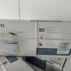 Moen Liso Bathroom Faucet 3 Pack