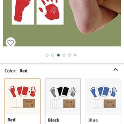 Extra Large Inkless Ink Pad for Baby Footprints Handprints Fingerprints Kit - Clean Touch Infant Stamp Pad Kit, Family Memory Keepsake Baby Shower Gif