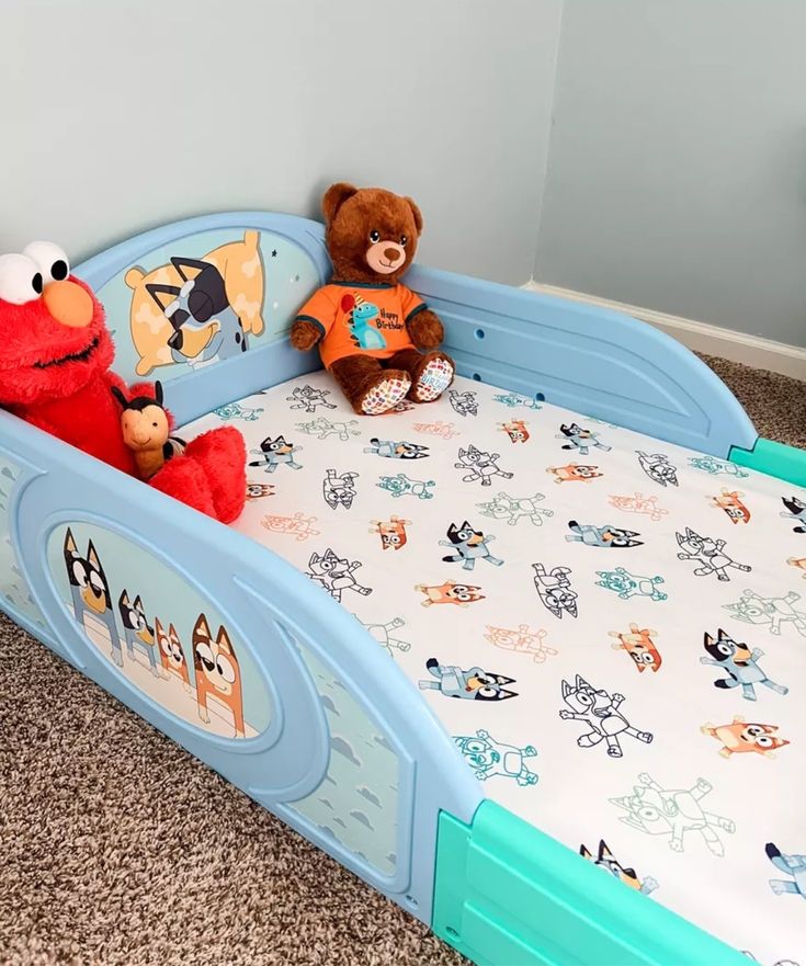 Bluey Toddler Bed With Mattress