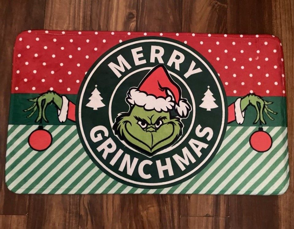 Christmas Grinch Doormat
