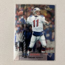 1999 Topps Drew Bledsoe Card With Topps Protector 