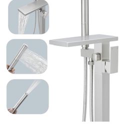 Floor Mount Bathtub Faucet 