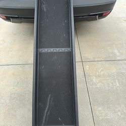 Hard Plastic Folding Ramp For Car Or Inside. 62” Long Weight Limit 150 Pounds