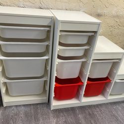 PAIR OF IKEA TROFAST TOY STORAGE UNITS - Local Delivery Available for a Fee - See My Items