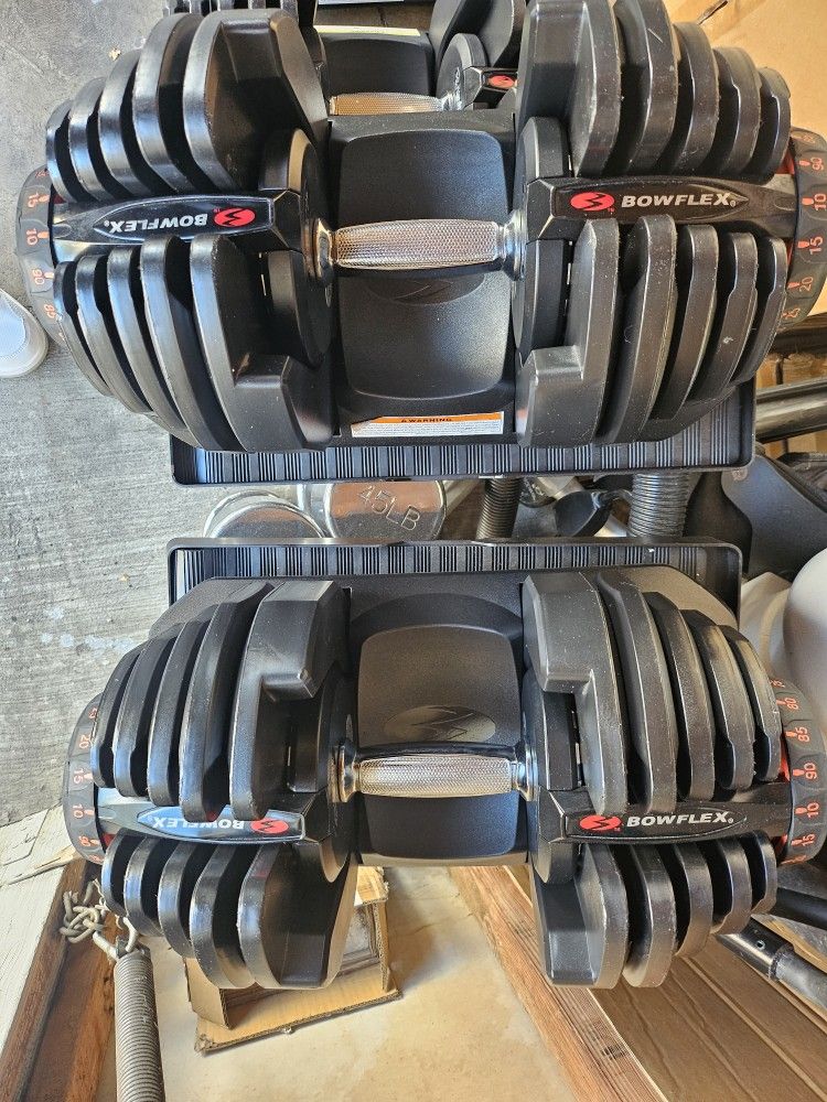 Bowflex Dumbbells 90pounds Each 
