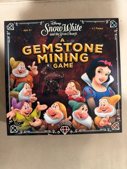Disney Snow White & The Seven Dwarfs A Gemstone Mining Board Game OOP Rare