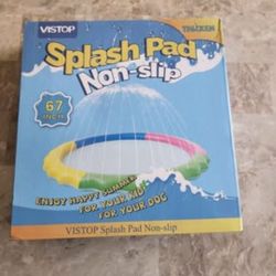 Vistop brand, 67 inch, non slip splash pad