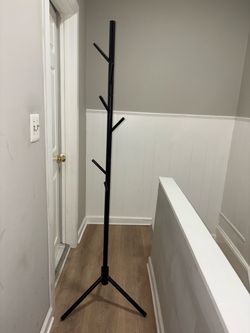 Coat rack w/ hooks