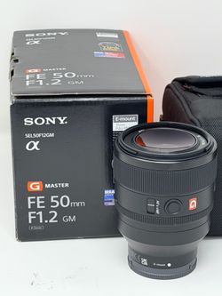 Sony FE 50mm F1.2 GM Lens SEL50F12GM - Excellent Condition