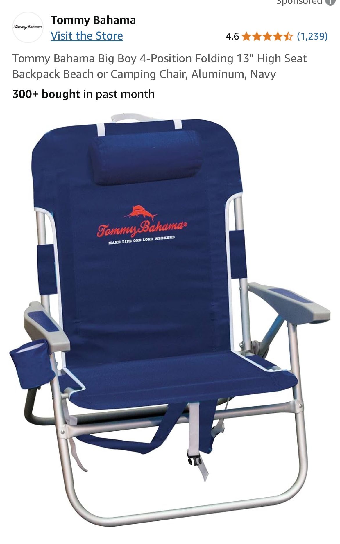 Tommy Bahama Foldable Chair