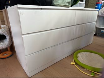 💖IKEA MALM 6 DRAWER DRESSER IN WHITE💖