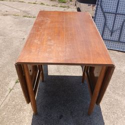 Mid Century Wood Table 