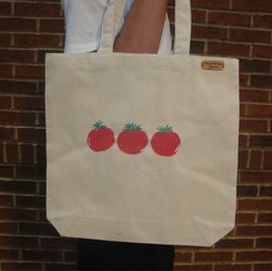 tomatoes tote bag handmade new fall
