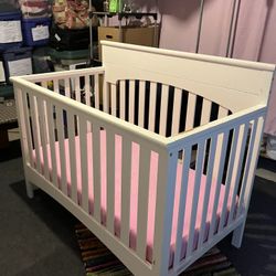 White Baby Crib